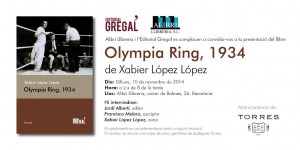 Invitación Presentación Olympia Ring 1934